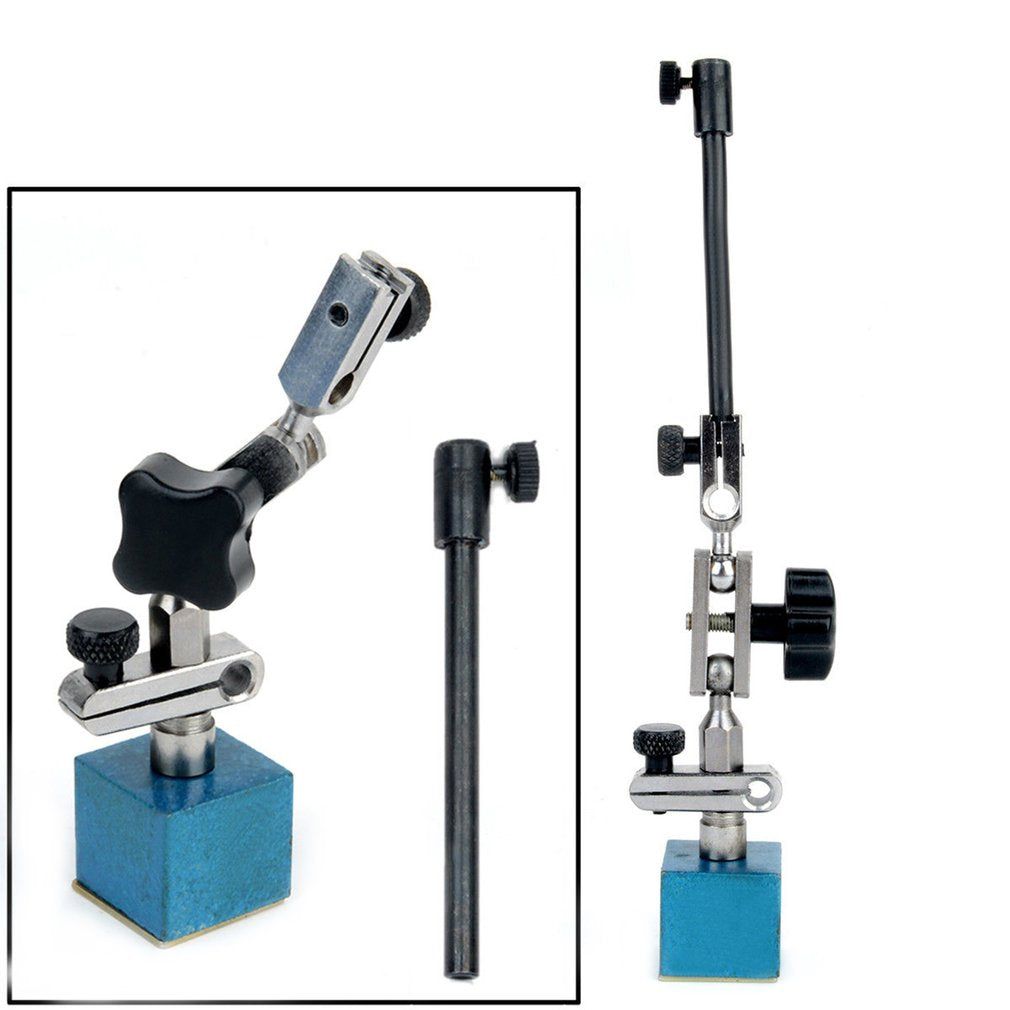 0-10mm Precision Lever Dial Test Indicator With Magnetic Base Holder Stand - UNIQKART