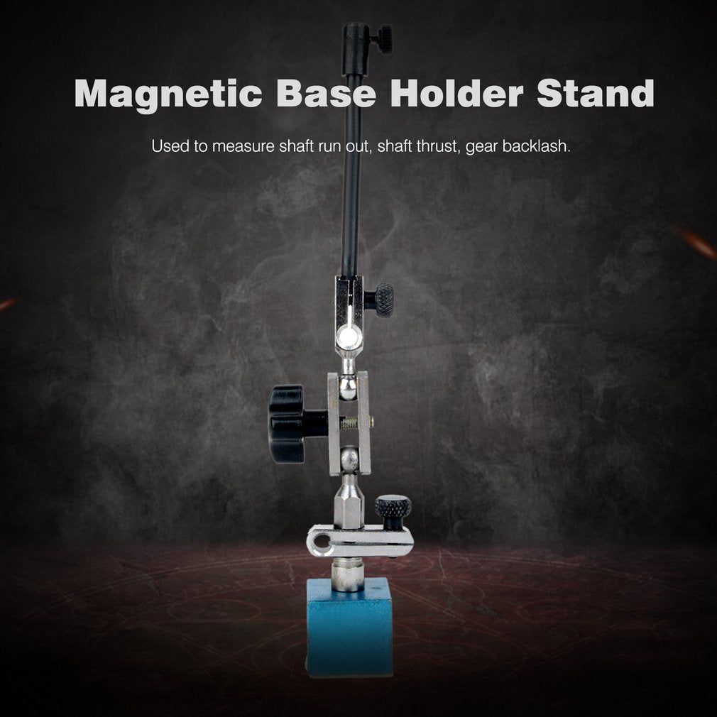 0-10mm Precision Lever Dial Test Indicator With Magnetic Base Holder Stand - UNIQKART