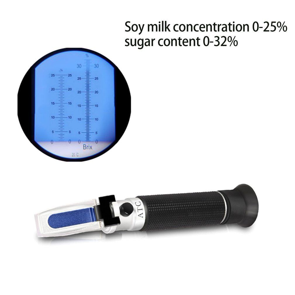 0-32% Handheld Refractometer Sugar Meter Fruit Saccharimeter Measurement Tool - UNIQKART