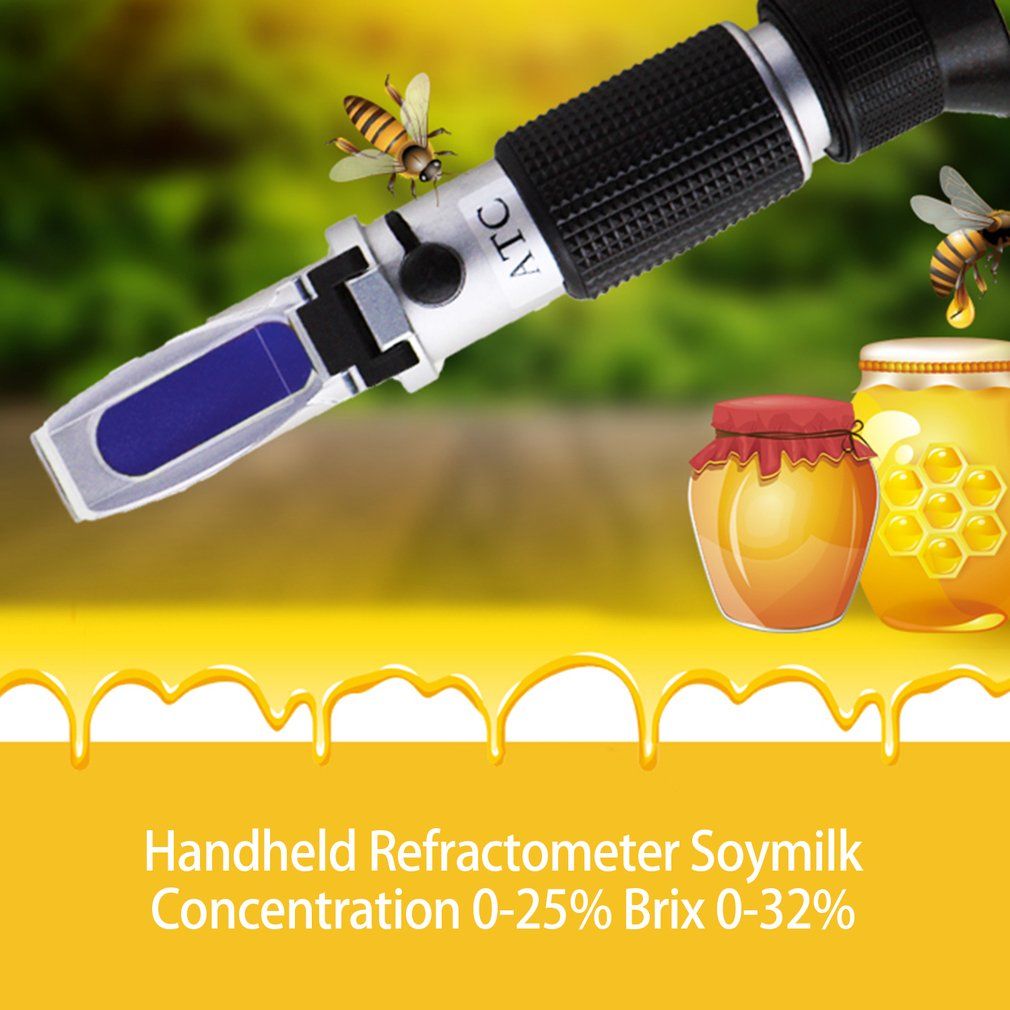 0-32% Handheld Refractometer Sugar Meter Fruit Saccharimeter Measurement Tool - UNIQKART