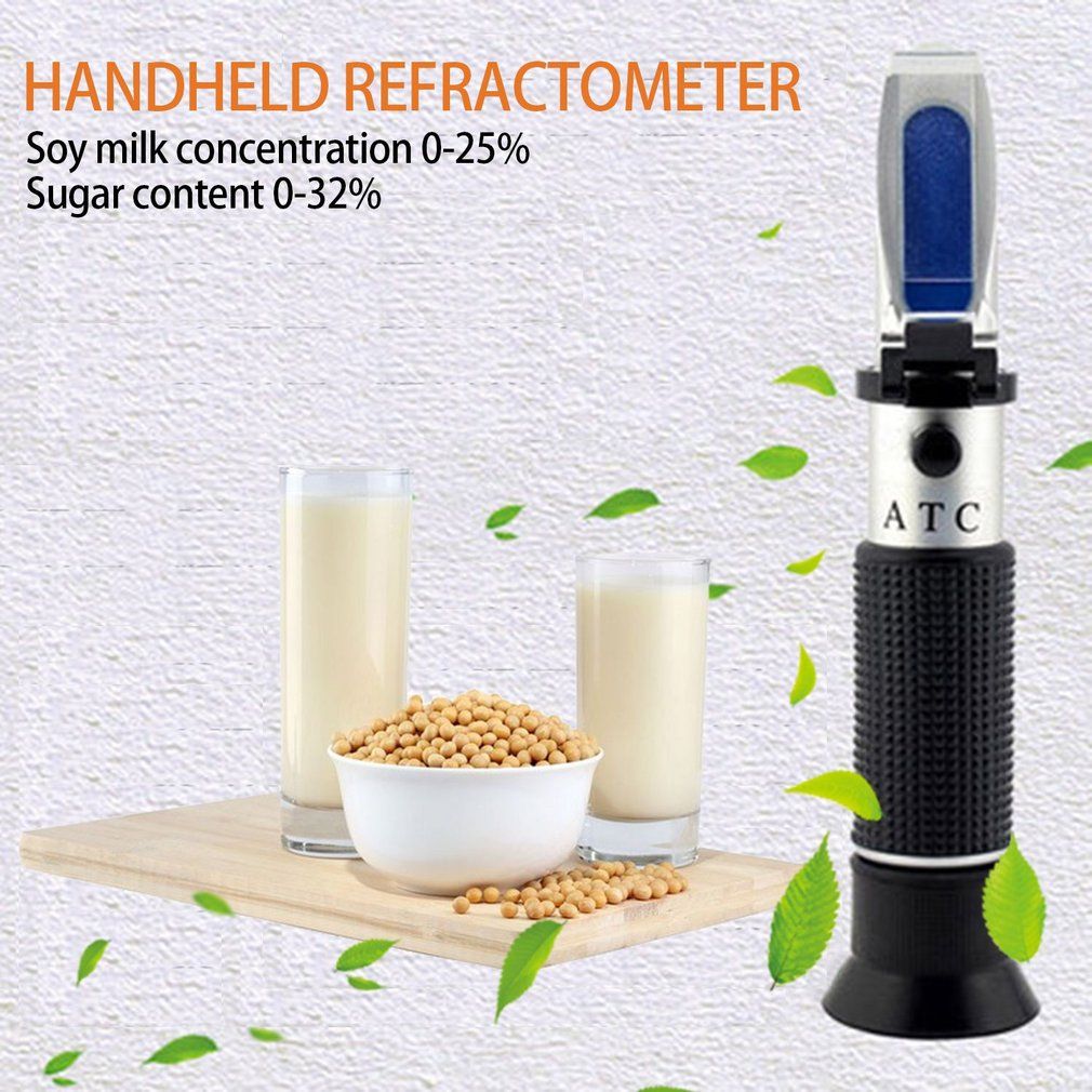 0-32% Handheld Refractometer Sugar Meter Fruit Saccharimeter Measurement Tool - UNIQKART