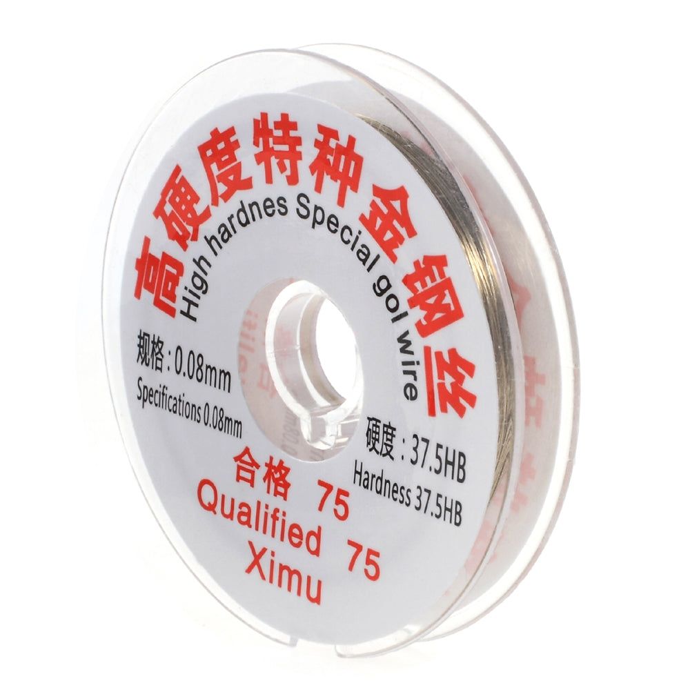 0.08mm Cutting Separator Gold Color Wire High Hardness for Mobile Phone LCD Screen Glass Repair - UNIQKART