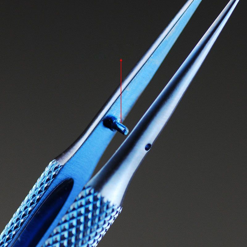 0.15mm Titanium Alloy Fingerprint Jump Wire Tweezer for Mobile Phone Mainboard Maintenance - Straight Tip - UNIQKART