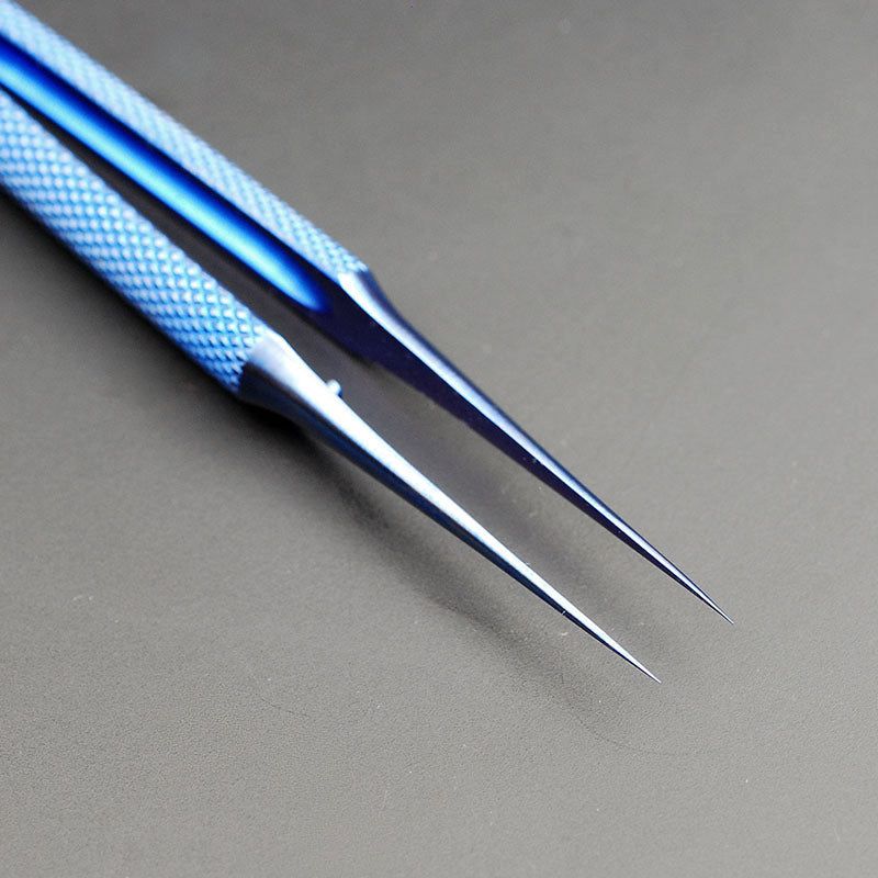 0.15mm Titanium Alloy Fingerprint Jump Wire Tweezer for Mobile Phone Mainboard Maintenance - Straight Tip - UNIQKART