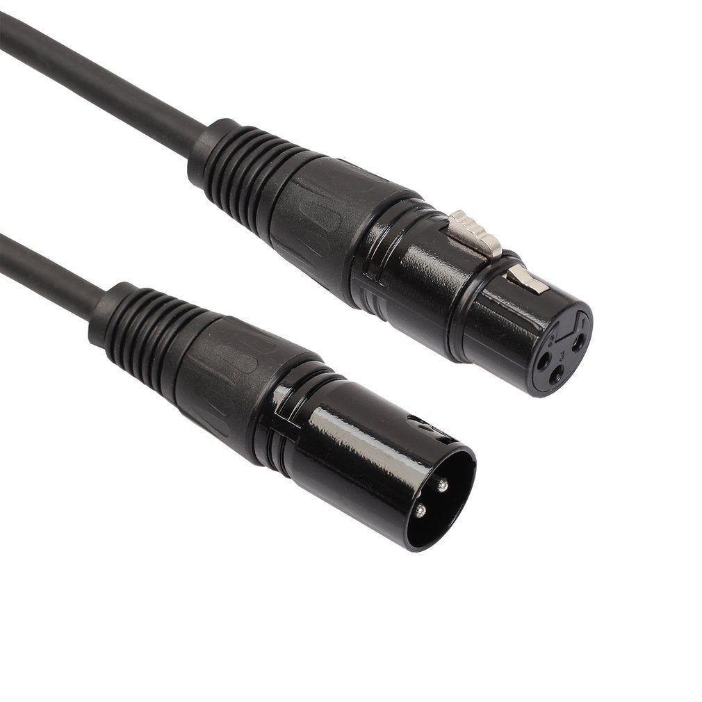 0.3M Balanced XLR Cable Microphone Cable Male to Female Audio Cable BK2019 - UNIQKART