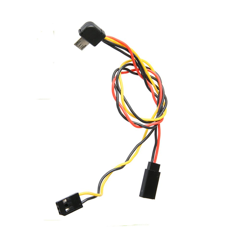 0.3M Micro USB to AV Output Video Audio Transmitter Cable for SJ4000 SJ6000 XiaoYi I Sport Camera - UNIQKART