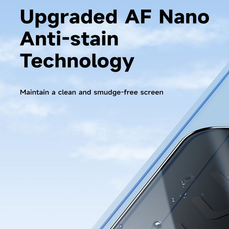 0.3mm Thin Screen Protector for iPhone 15 Plus Anti-spy High Aluminum-silicon Glass Screen Film - UNIQKART