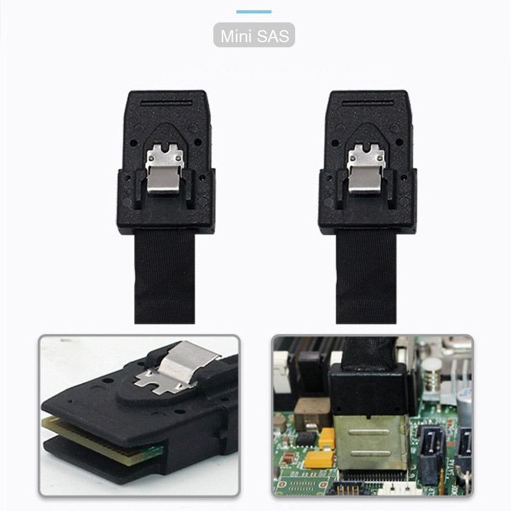 0.5m Mini SAS Cable SFF 8087 to SFF 8087 Server Hard Disk Data Adapter Cable Converter Cord Wire - UNIQKART