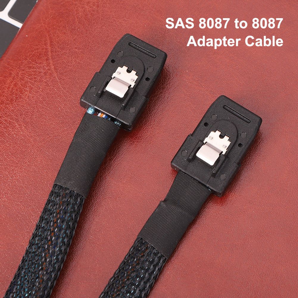 0.5m Mini SAS Cable SFF 8087 to SFF 8087 Server Hard Disk Data Adapter Cable Converter Cord Wire - UNIQKART