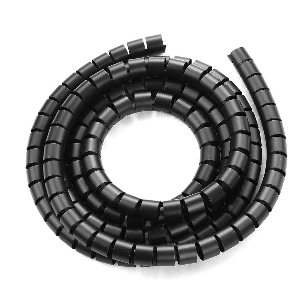 0.8" Diameter Cable Management Sleeve Wire Winding Tube Cord - 2 meters - UNIQKART