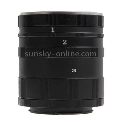 Macro Extension Tube Ring for Sony NEX-5N / NEX-C3 / NEX-5C / Nex-7 / NEX-5 / NEX-3 (Black)