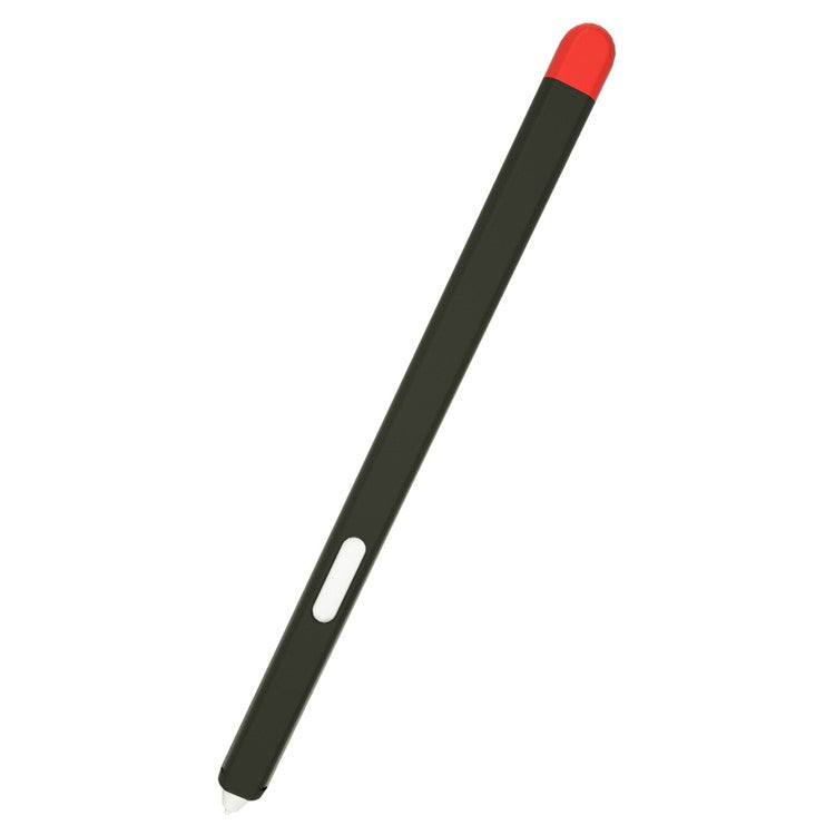 Contrast Color Stylus Pen Protective Cover for Samsung Galaxy Tab S Pen - Black/Red