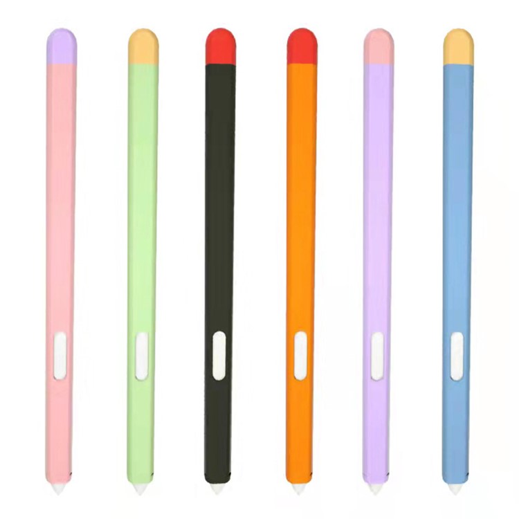 Contrast Color Stylus Pen Protective Cover for Samsung Galaxy Tab S Pen - Black/Red