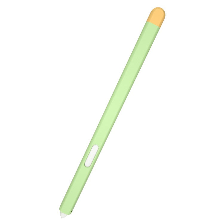 Contrast Color Stylus Pen Protective Cover for Samsung Galaxy Tab S Pen - Green/Yellow