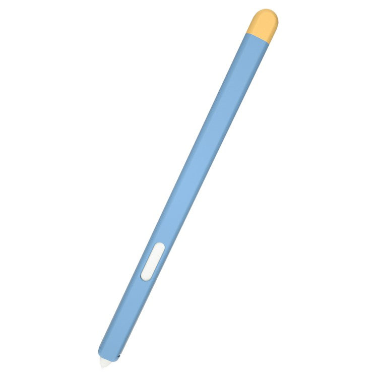 Contrast Color Stylus Pen Protective Cover for Samsung Galaxy Tab S Pen - Blue/Yellow