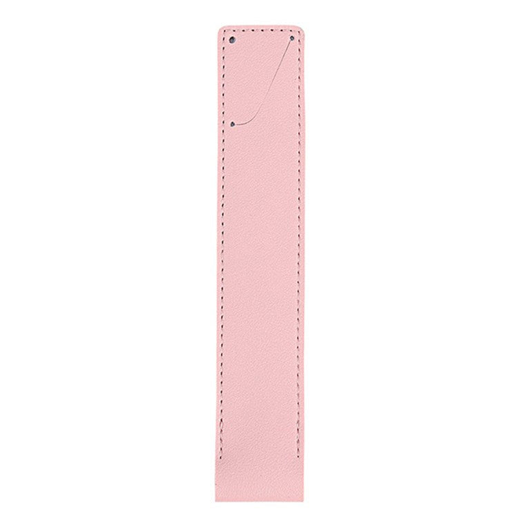 For Apple Pencil (1st/2nd Generation) Stylus Pen PU Leather Protective Cover Drop-proof Pouch - Pink