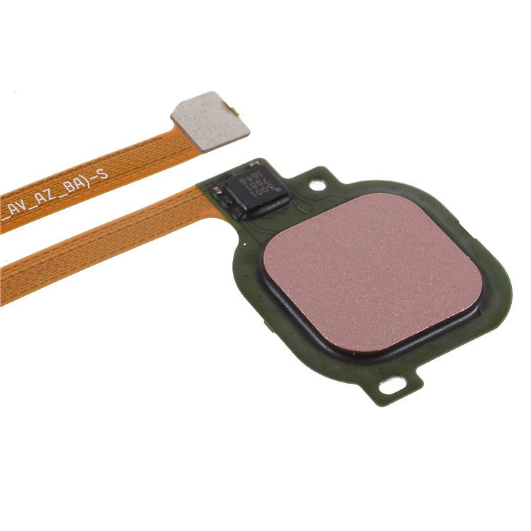 OEM Home Fingerprint Button Flex Cable Replacement for Huawei Honor 6x (2016) / Honor V8 - Rose Gold Color