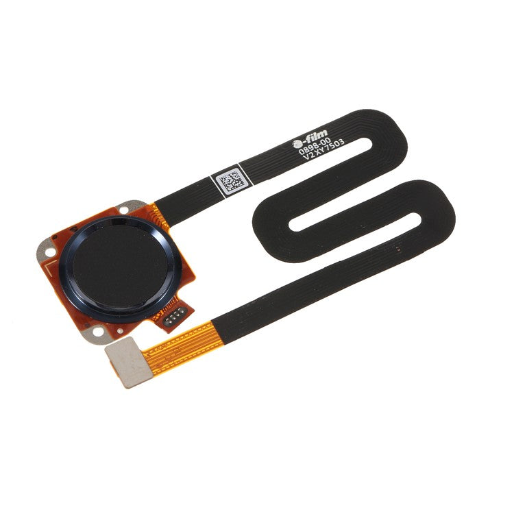 OEM Home Key Fingerprint Button Flex Cable Replacement for Motorola Moto G6 Play - Black