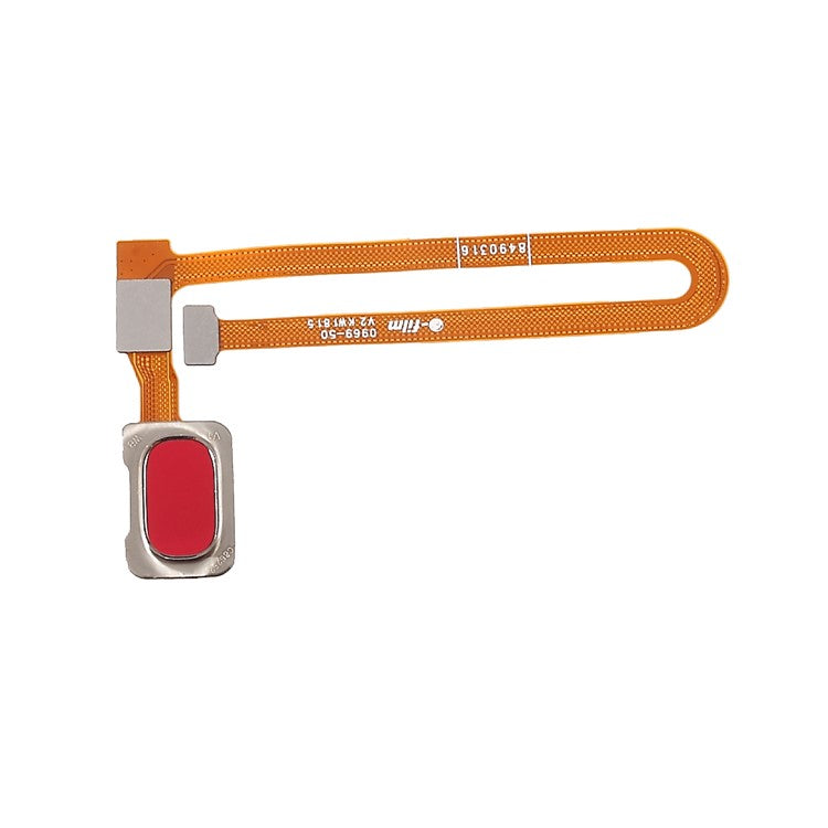 Home Key Fingerprint Button Flex Cable Repair Part (OEM) for OnePlus 6 - Red