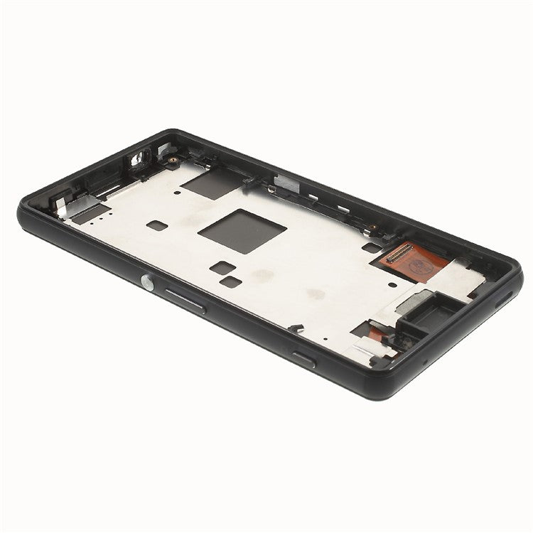 For Sony Xperia Z3 Compact LCD Screen and Digitizer Assembly with Front Housing OEM - Black