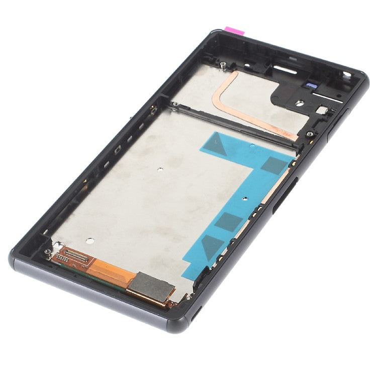 For Sony Xperia Z3 D6603 LCD Screen and Digitizer Assembly with Front Housing - Black