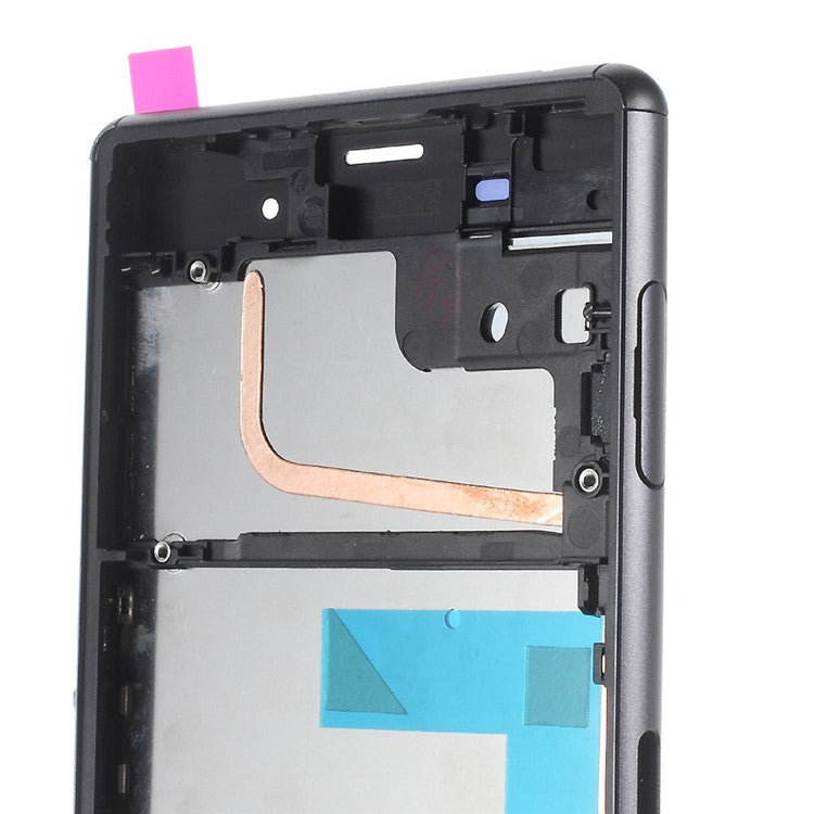 For Sony Xperia Z3 D6603 LCD Screen and Digitizer Assembly with Front Housing - Black