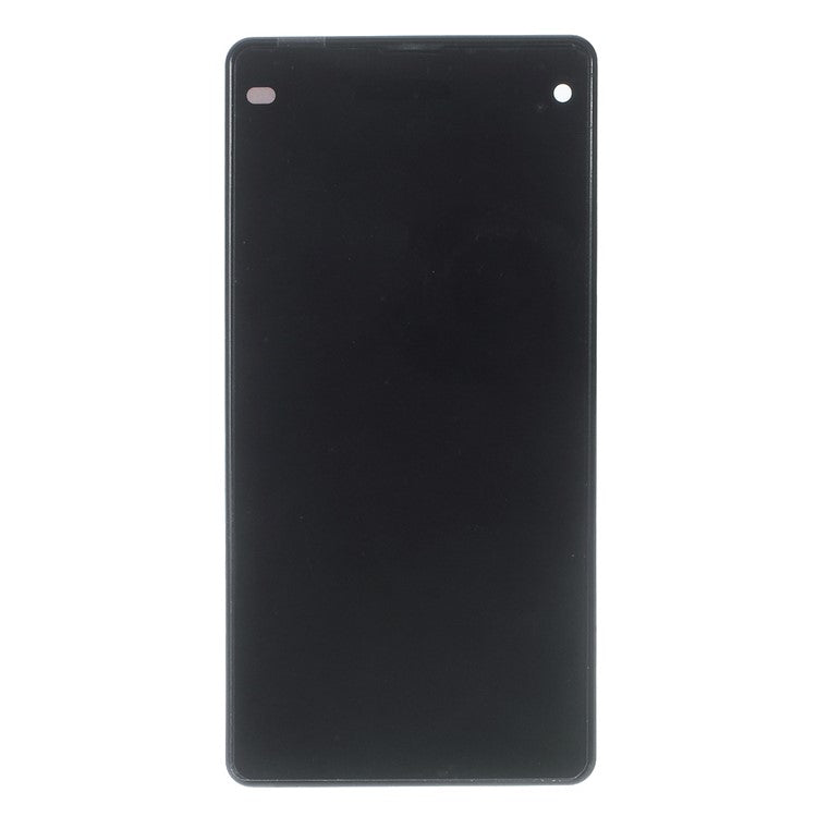 OEM LCD Screen and Digitizer Assembly with Front Housing for Sony Xperia Z1 Compact D5503 - Black
