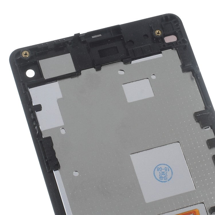 OEM LCD Screen and Digitizer Assembly with Front Housing for Sony Xperia Z1 Compact D5503 - Black