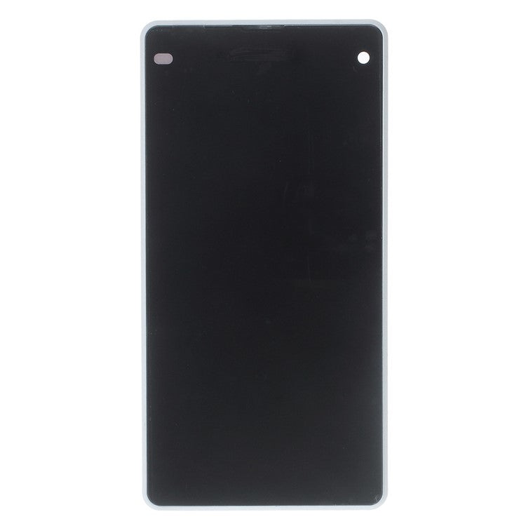 OEM LCD Screen and Digitizer Assembly with Front Housing for Sony Xperia Z1 Compact D5503 - White