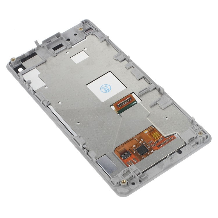 OEM LCD Screen and Digitizer Assembly with Front Housing for Sony Xperia Z1 Compact D5503 - White