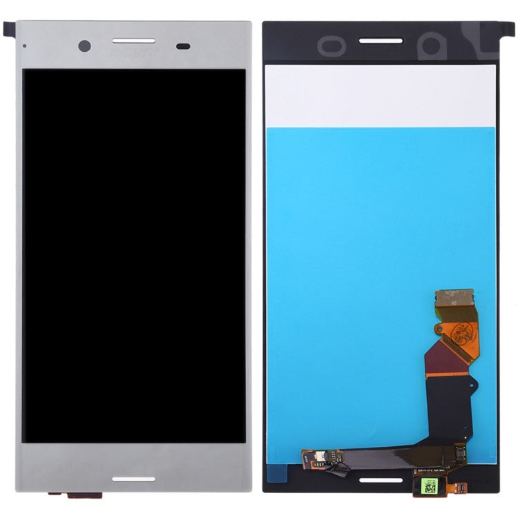 OEM LCD Screen and Digitizer Assembly Replacement for Sony Xperia XZ Premium - Silver Color