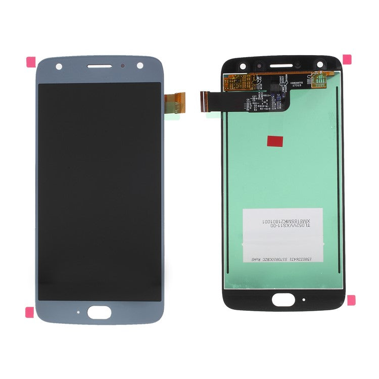 OEM LCD Screen and Digitizer Assembly Replacement for Motorola Moto X4/Moto X (4th gen.) - Blue