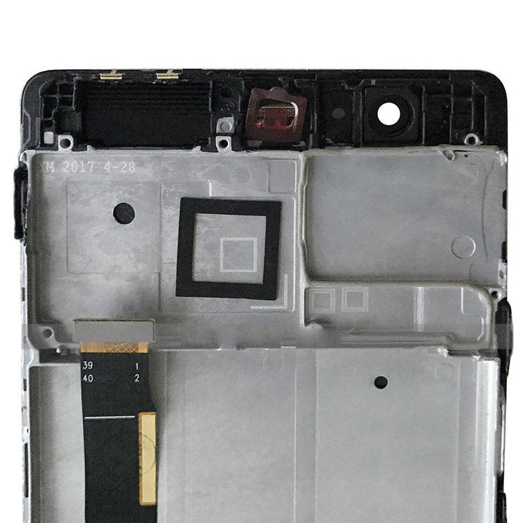 LCD Screen and Digitizer Assembly + Frame for Huawei P9 Plus (without Logo) - Black