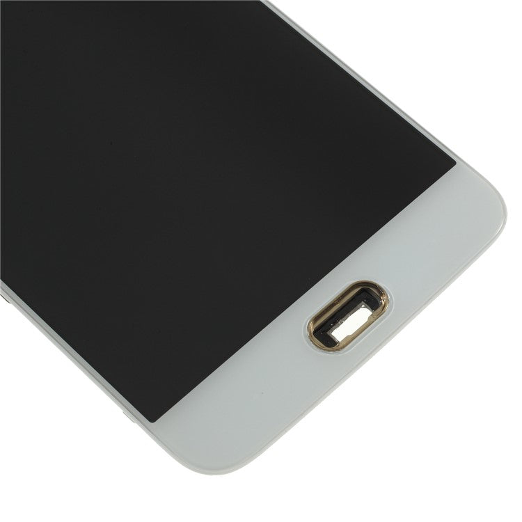 OEM LCD Screen and Digitizer Assembly + Frame Replace Part for OnePlus 5 - White