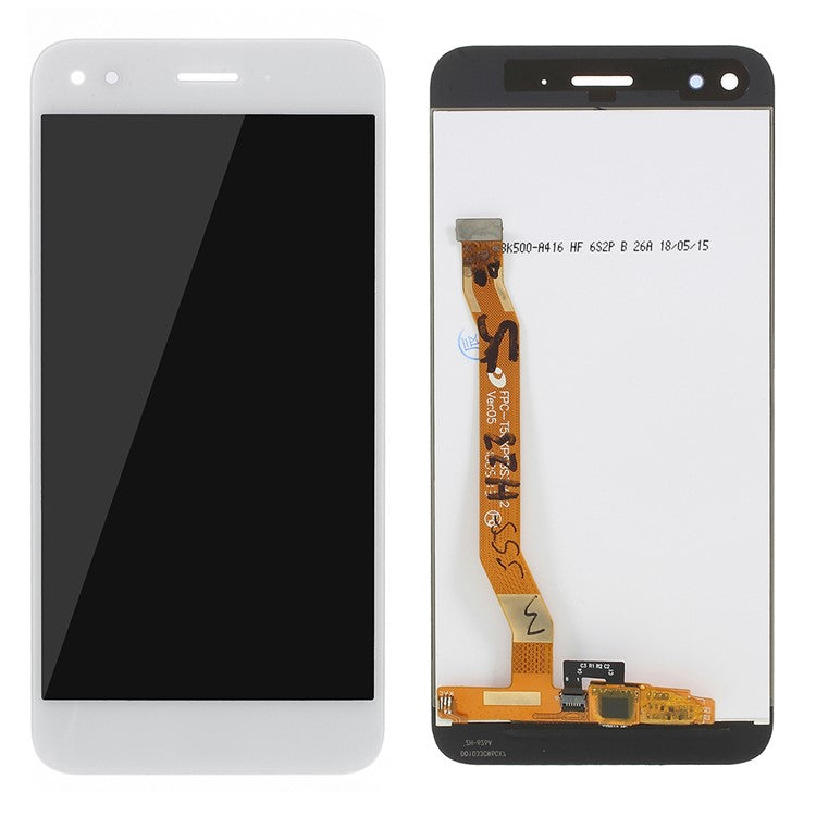 LCD Screen and Digitizer Assembly + Frame Replacement Part for Huawei P9 lite mini / Y6 Pro (2017) / Enjoy 7 - White