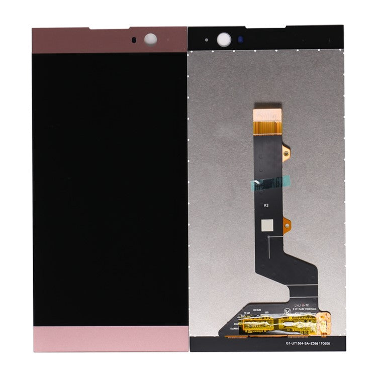 LCD Screen and Digitizer Assembly Part Replacement for Sony Xperia XA2 (Non-OEM Screen Glass Lens, OEM Other Parts) - Pink