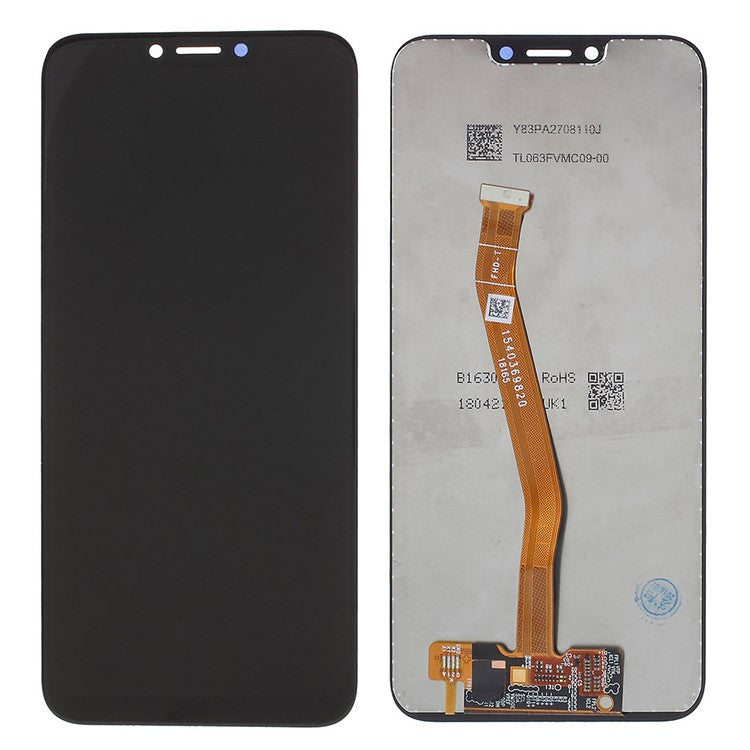 OEM LCD Screen and Digitizer Assembly + Frame Replace Part for Huawei Honor Play - Black
