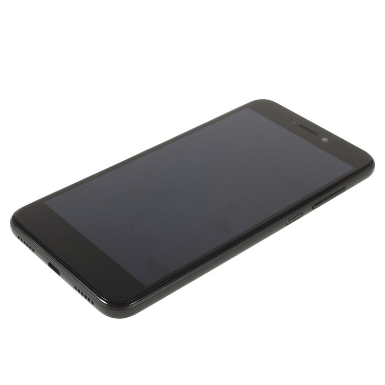 LCD Screen and Digitizer Assembly + Frame Replacement Part for Huawei P8 Lite (2017) - Black