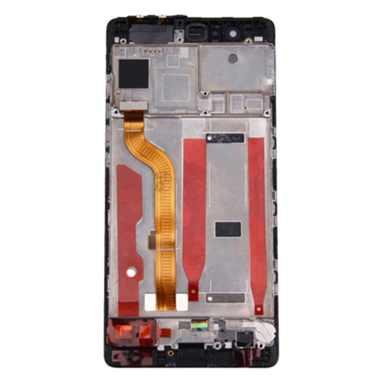 LCD Screen and Digitizer Assembly + Frame Replacement for Huawei P9 - Black