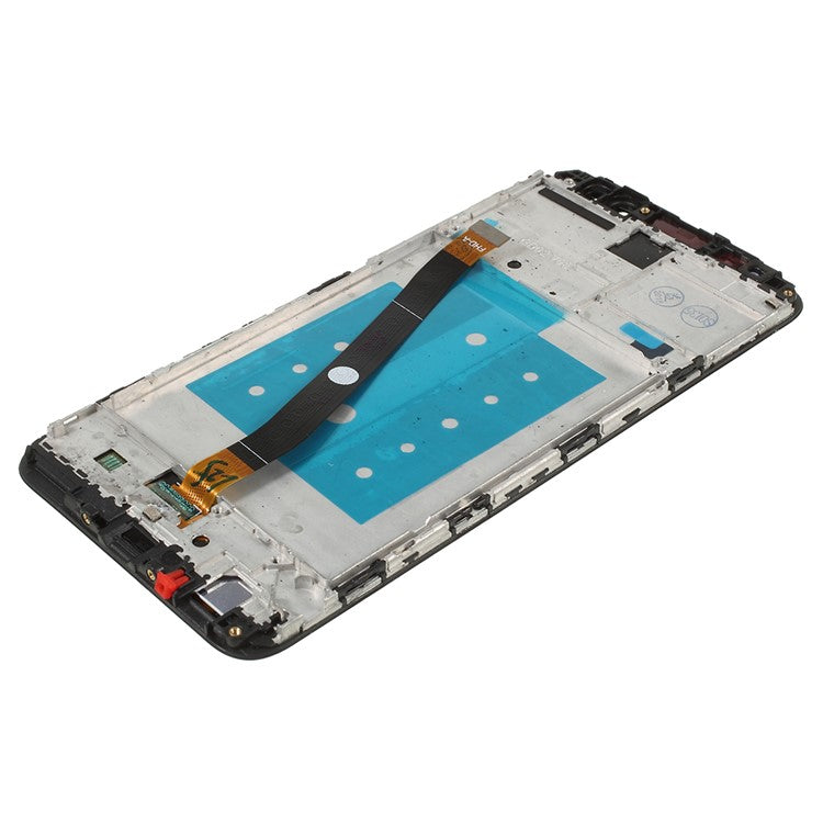 LCD Screen and Digitizer Assembly + Frame Replacement for Huawei Mate 10 Lite - Black