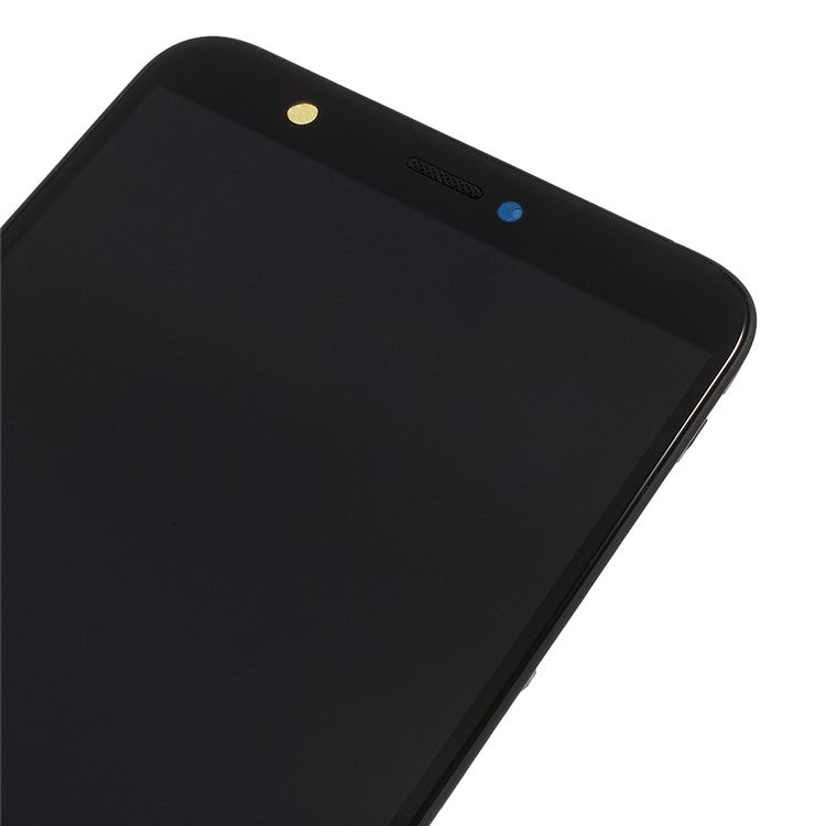 LCD Screen and Digitizer Assembly + Frame Replacement Part for Huawei P Smart / Enjoy 7S - Black