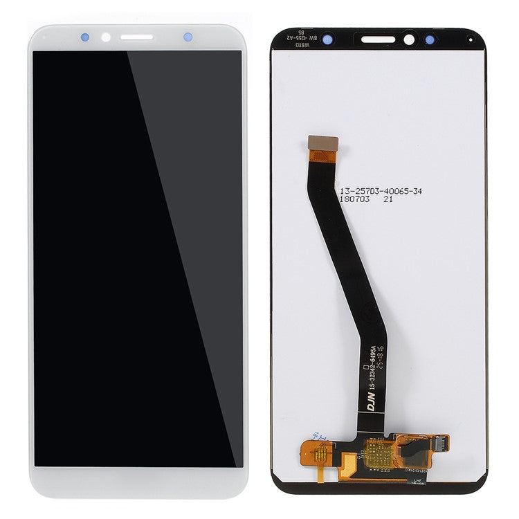LCD Screen and Digitizer Assembly Replacement Part for Huawei Y6 (2018) / Enjoy 8e - White