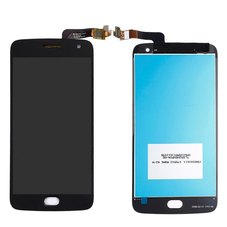 LCD Screen and Digitizer Assembly Part for Motorola Moto G5 Plus - Black