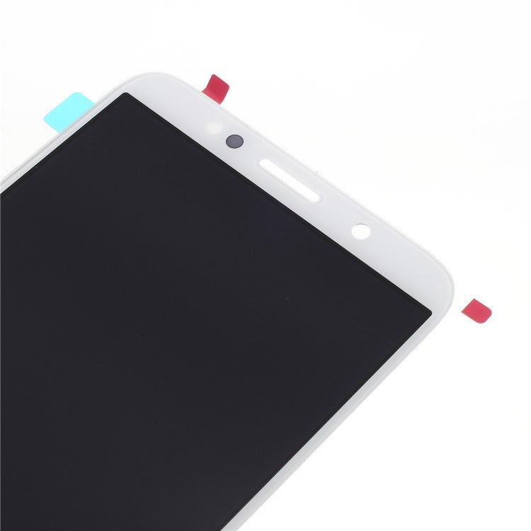 LCD Screen and Digitizer Assembly Repair for Huawei Y5 Prime (2018) - White