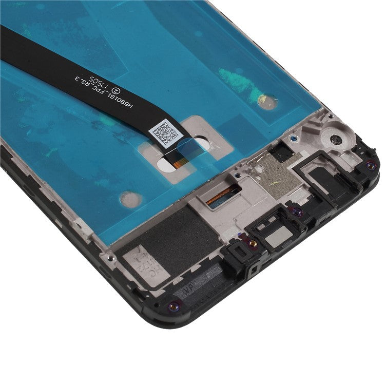 LCD Screen and Digitizer Assembly + Frame Repair Part for Huawei Y9 (2018) / Enjoy 8 Plus - Black
