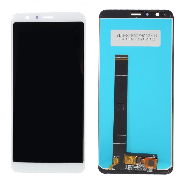 Assembly LCD Screen and Digitizer Assembly Replace Part for Asus ZenFone Max Plus (M1) ZB570TL (without Logo) - White