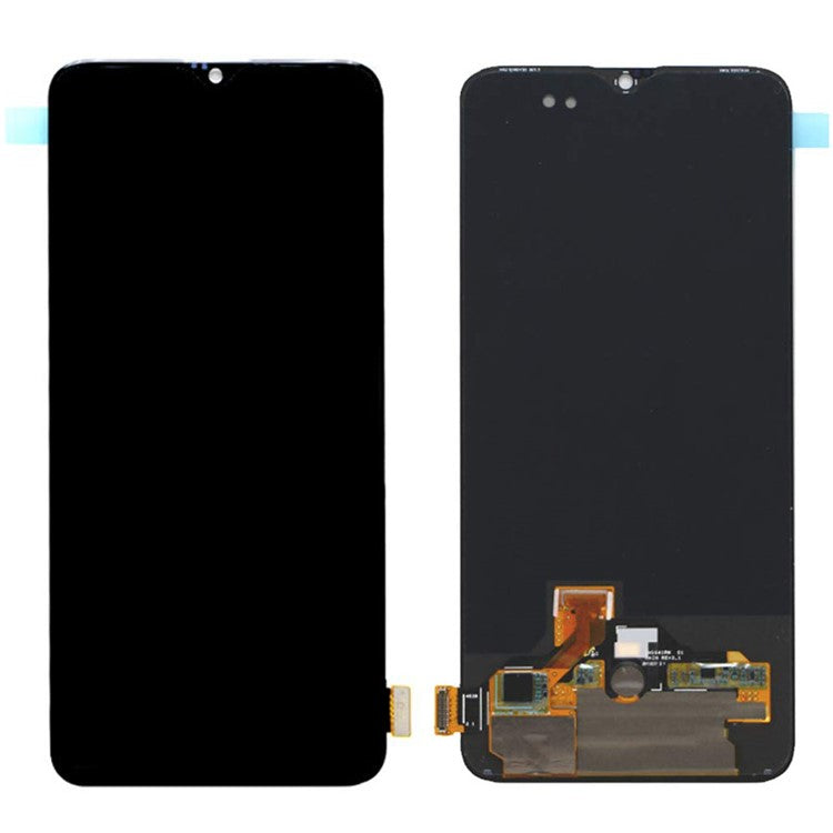 OEM LCD Screen and Digitizer Assembly Replacement for OnePlus 6T (without Logo) - Black