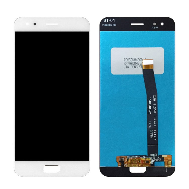 OEM for Asus ZenFone 4 ZE554KL LCD Screen and Digitizer Assembly (Without Home Fingerprint Button) - White