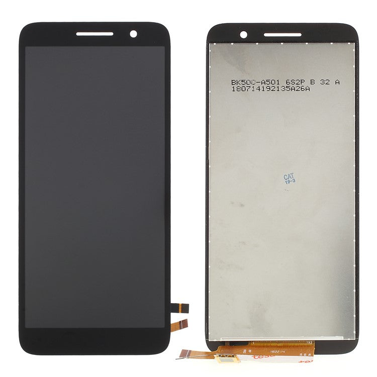 LCD Screen and Digitizer Assembly for Alcatel 1 / Vodafone Smart E9 VFD520 - Black