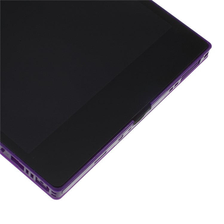LCD Screen and Digitizer Assembly with Frame for Sony Xperia Z Ultra XL39h C6806 - Purple